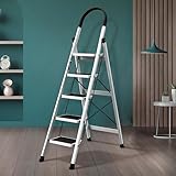 Plantex Ladder for Home/5 Step Steel Ladder