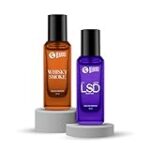 Beardo Dual Intensity- LSD & Whisky Smoke Perfume for Men (20ml x 2)