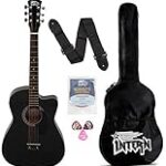 Intern 38 Inches basswood Cutaway Right Handed Acoustic Guitar Kit