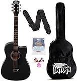 Intern 38 Inches basswood Cutaway Right Handed Acoustic Guitar Kit