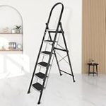 Plantex Ladder for Home/6 Step Steel Ladder