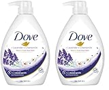Dove Lavender & Chamomile Go Fresh Body Wash 1L (Pack of 2)
