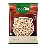 Amazon Brand – Vedaka Premium White Peas, 1kg