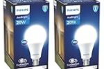 Philips 20-watt LED Bulb Pack of 2
