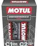 Motul Chain Lube & Chain Cleaner Combo for Bikes 150 ml Each