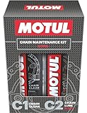 Motul Chain Lube & Chain Cleaner Combo for Bikes 150 ml Each