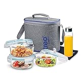 Treo by Milton All Fresh Premier Glass Lunch Box, Set of 5