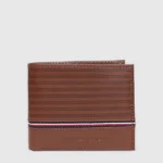 TOMMY HILFIGER Men Brown Genuine Leather Wallet (4 Card Slots)