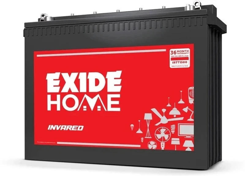EXIDE 36 Months Warranty Tubular Inverter Battery(150 Ah, IRTT1500)