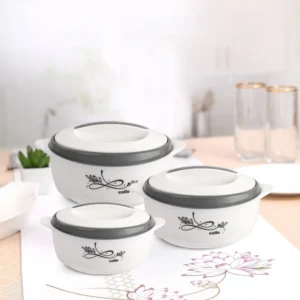cello Sapphire Grey Pack of 3 Thermoware Casserole Set