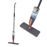 BonKaso Spray Mop with Handle & 420ML Refillable Bottle