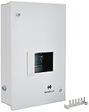 Havells Utility DB SPN SD QVE RG 4W Metal Single Door Distribution Board