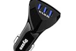 Dyazo 12 W 3 Port USB Car Charger Adapter