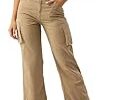Bene Kleed Women Cotton Button-and-Zip Over Dyed Straight fit Cargo Trouser