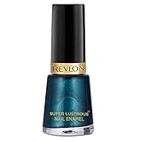 REVLON Glossy Finish Nail Enamel, Peacock Blue, 8ml