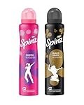 SpinZ New Exotic & Black Magic Aerosol Perfumed Deo 200Ml X 2