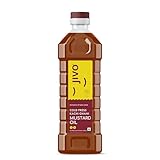 JIVO Cold Pressed Kachi Ghani MustardOil, 1 Litre x 4 unit