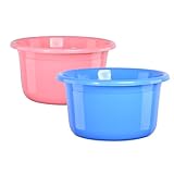Kuber Industries 2 Pcs Plastic 25 Ltr Bathtub