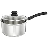 Solimo Cookware Saucepan with Glass Lid (2L)