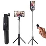 SOOPII 3-in-1 Selfie Stick with Bluetooth Remote, Foldable Tripod Stand