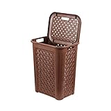 Cello Classic Plastic Laundry Basket with Lid, 30 Litres