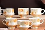 The Earth Store Handcrafted Ceramic Tea Cup Set of 6