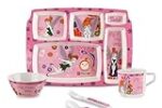 Cello Kidzbee Pentameal Tinker Bell Melamine Meal Set for Kids, Set of 5