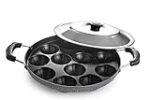 CELLO Non-Stick 12 Cavity Appam Patra