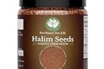 Go Vegan Halim Seeds – 350 Gm Aliv Seeds (Jar Pack)