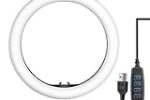 Tygot 10″ Portable LED Ring Light with 3 Color Modes Dimmable Lighting