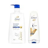 Dove Intense Repair Shampoo 650ml & Dove Intense Repair Conditioner 175ml, Combo