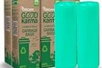 Good Karma Eco Friendly Garbage Bags 90 Count (15 Bags x 6 Rolls)