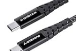 Ambrane 60W Fast Charging 1.5M Type C to Type C Cable