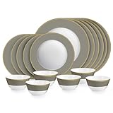 Cello Opalware Dinner Set: Solitaire Series 18 Pcs