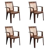 Cello Impact Set of 4 Chairs (Sandalwood Brown)