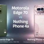 Motorola Edge 70 and Nothing Phone 4a Comparison | Price In India