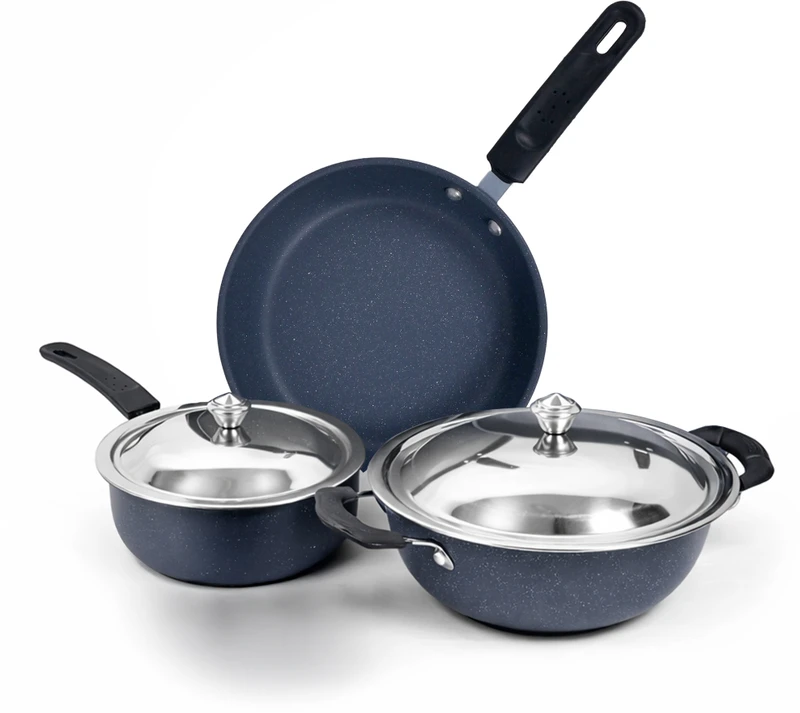 Rk Ultimate Durable Iron Non-Stick Cookware Set 5-Pc