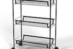 Lifelong DIY Multipurpose Trolley | 3-Tier Steel Mesh Storage Rack