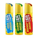 SET WET Deodorant Spray Perfume, 150ml (Pack of 3)