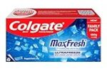 Colgate MaxFresh Toothpaste, Blue Gel Paste 600g, 150g X 4