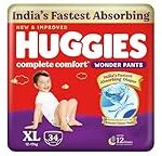 Huggies Complete Comfort Wonder Pants Large Size (XL), 34 Count