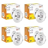wipro Garnet 3 W Slim COB Downlight Pack of 4