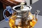 Gipibox® Glass Tea Pot with Stainless Steel Infuser (500ml Tea Pot)