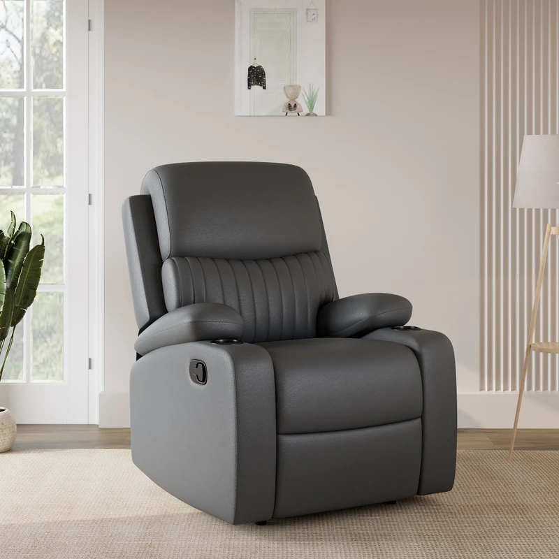 Flipkart Perfect Homes Leatherette Manual Recliner