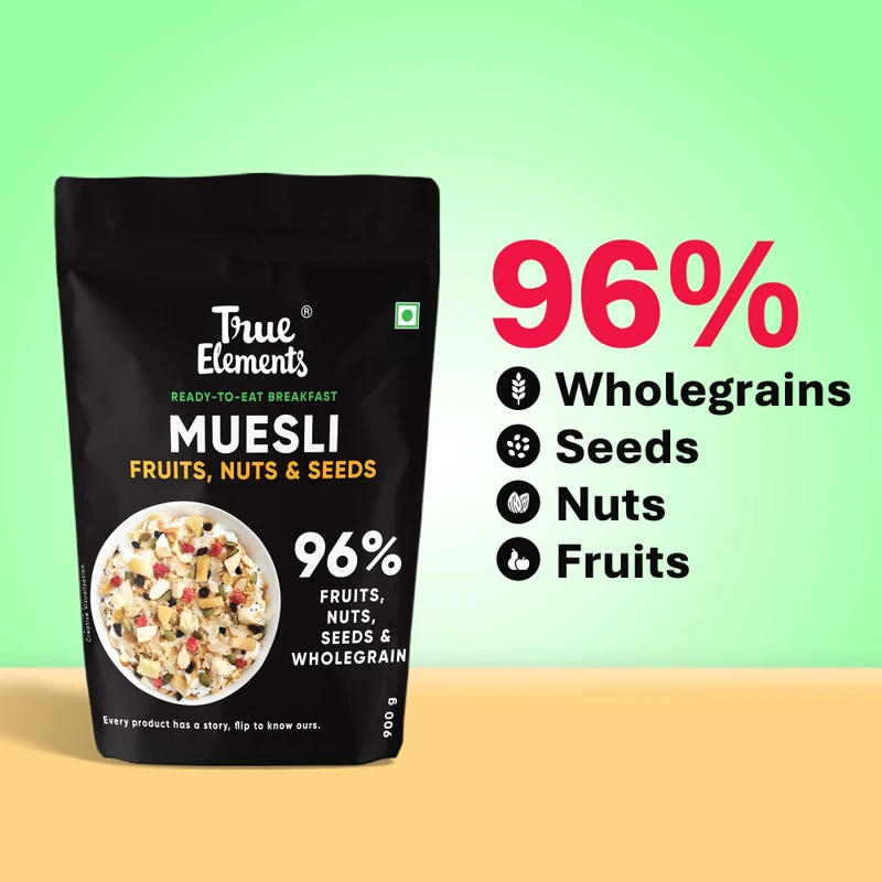 True Elements Fruit and Nut Muesli Pouch (900 g)