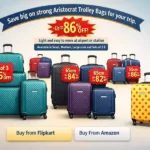 Aristocrat Trolley Bag upto 86% off: Grab the Best Deals Now