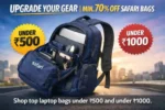 Min 70% off Safari Laptop Bags Under ₹500 on Flipkart
