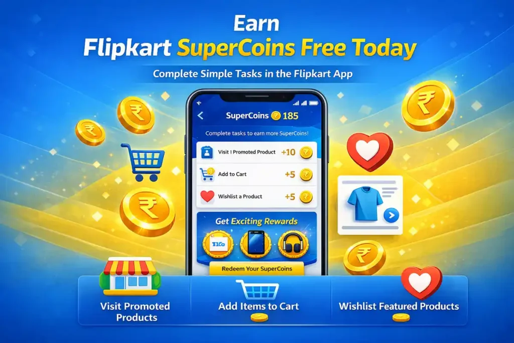 New Challenge: Flipkart Supercoins Earn For Free (Updated)
