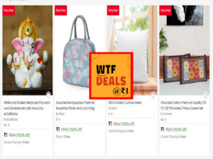 Pepperfry : What The Fry” (WTF) deals from ₹1