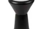 Clapbox Darbuka- Aluminium (9 Inches, Black) Full Size